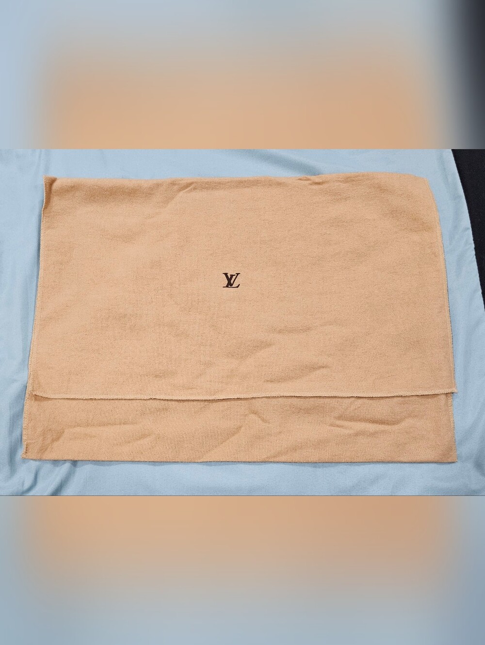 Louis Vuitton Vintage B072A Flannel Dust Bag 17.5" Speedy Alma Made Italy LV